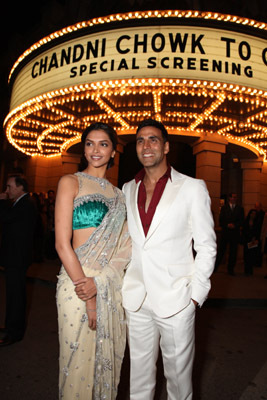 Akshay Kumar and Deepika Padukone at event of Chandni Chowk to China (2009)