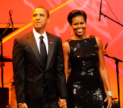 Barack Obama and Michelle Obama