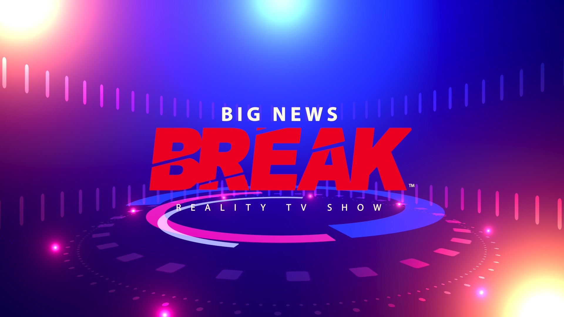 Logo for Big News Break Reality TV Show