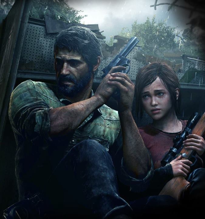 Still of Ashley Johnson and Troy Baker in The Last of Us (2013)