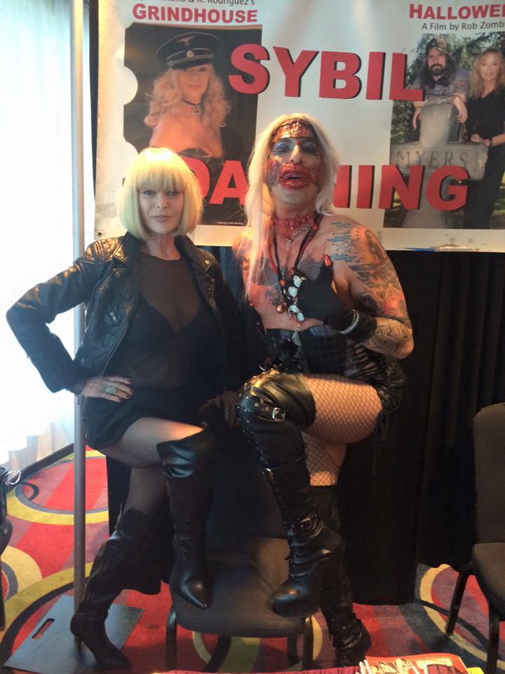 As Charmless Charlie with Miss Sybil Danning at Fangoria Magazine's : Horror Rama Toronto 2015.