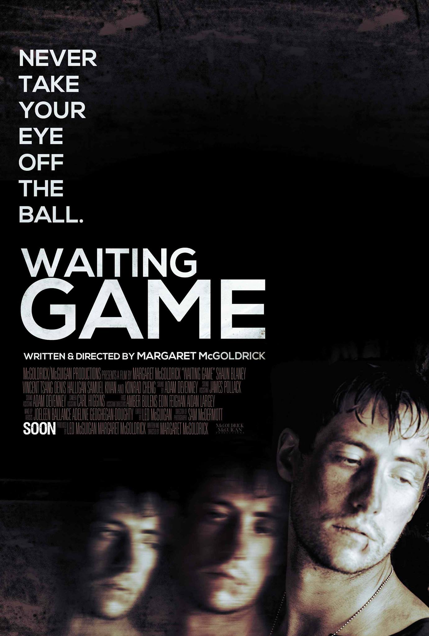 Poster for film 'Waiting Game', starring Shaun Blaney and Vincent Tsang