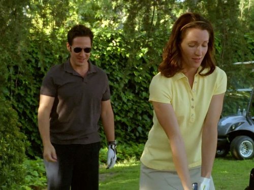 Still of Rob Morrow and Michelle Nolden in Numb3rs (2005)