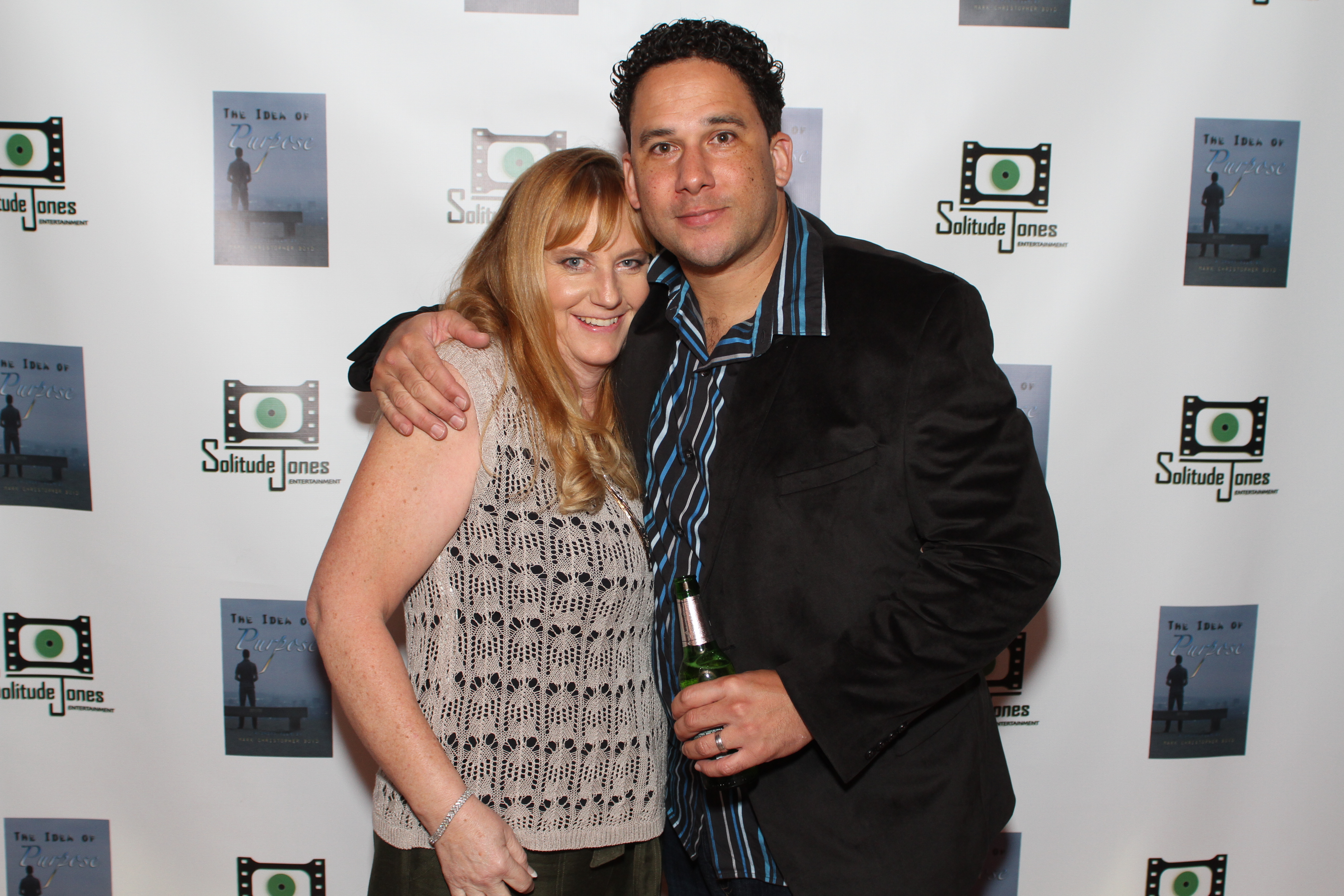 Elayne Oxborrow and Mark Christopher Boyd at the screening of 