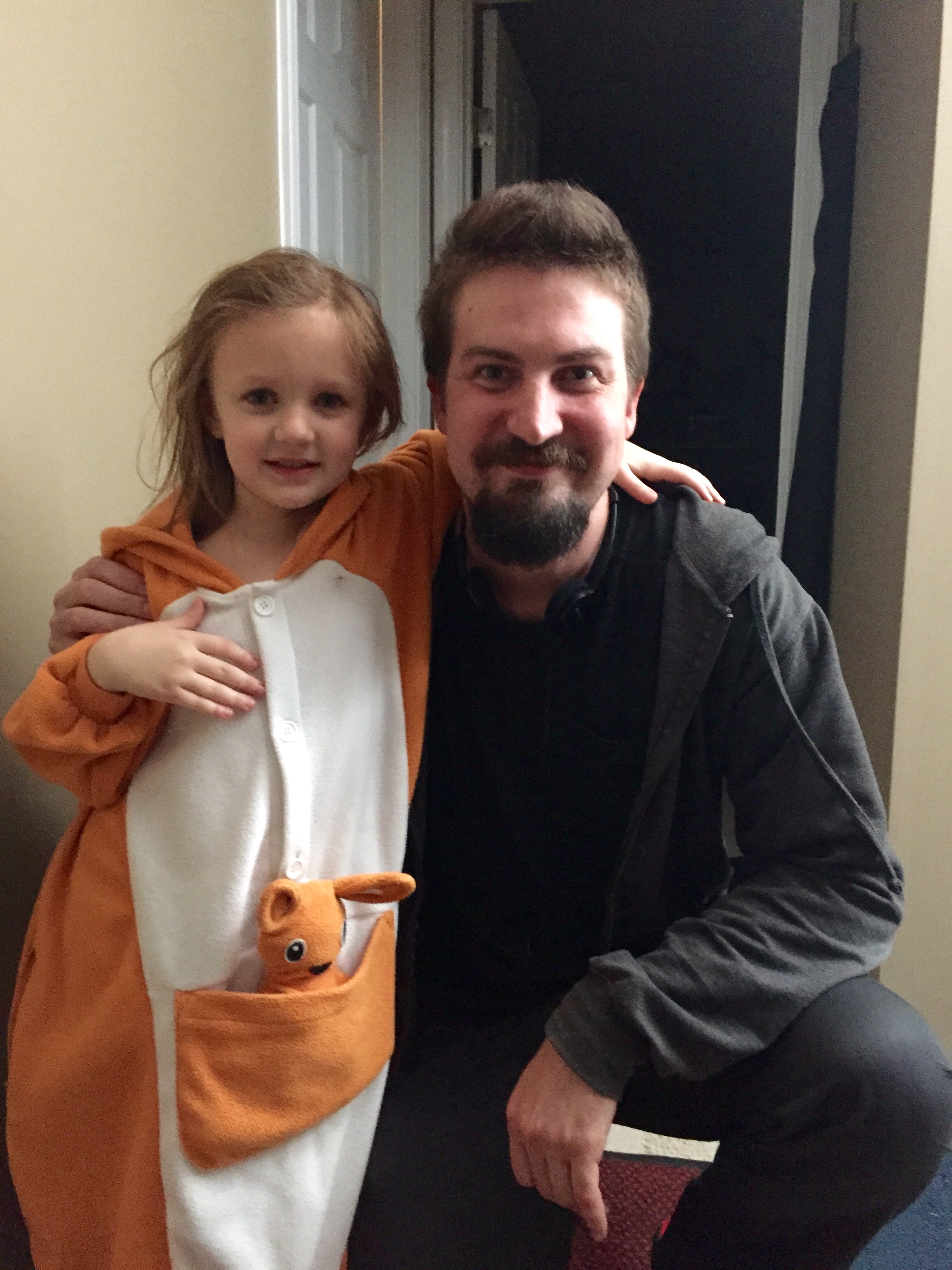 Chandler Head with Outcast director Adam Wingard