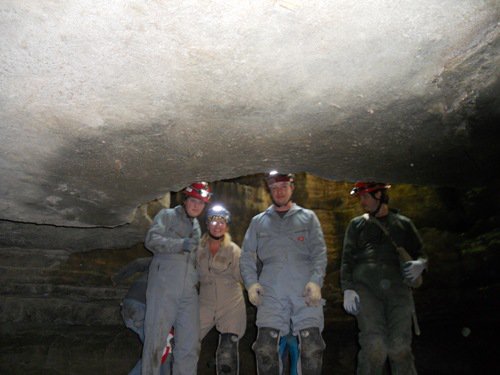 me and family 1/4 mile deep in cave