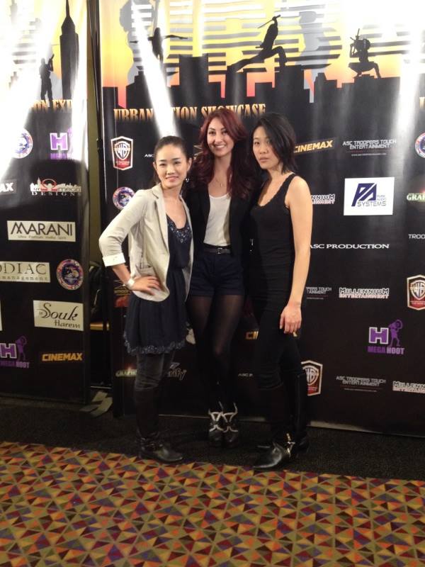 Denise J. Reed with Ellen Mah and Azumi Tsutsui at the 2013 Urban Action Showcase