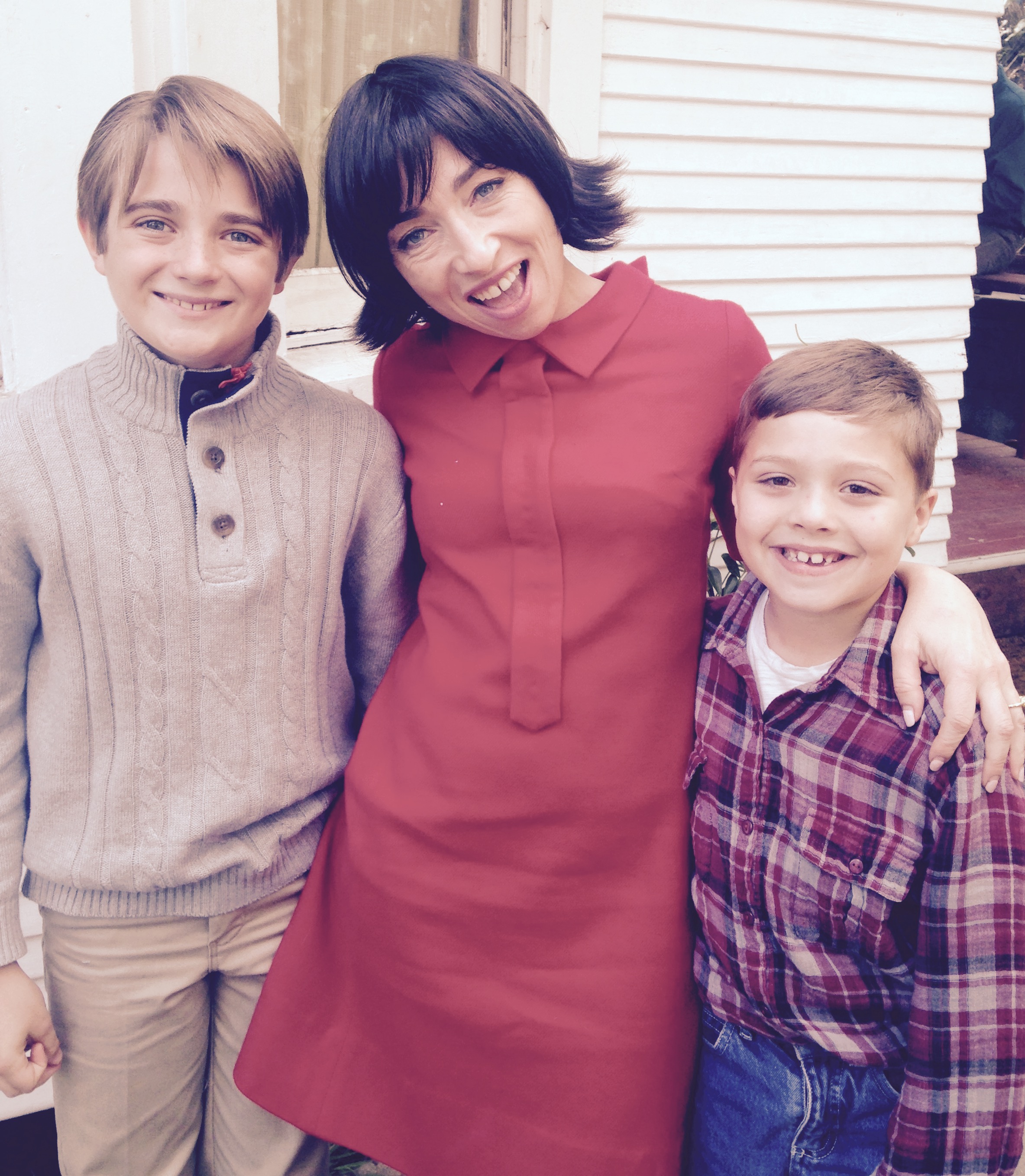 Andrew Marheineke (Richie), Naomi Grossman (mom), and Brent Anthony (Tommy) for The Chair