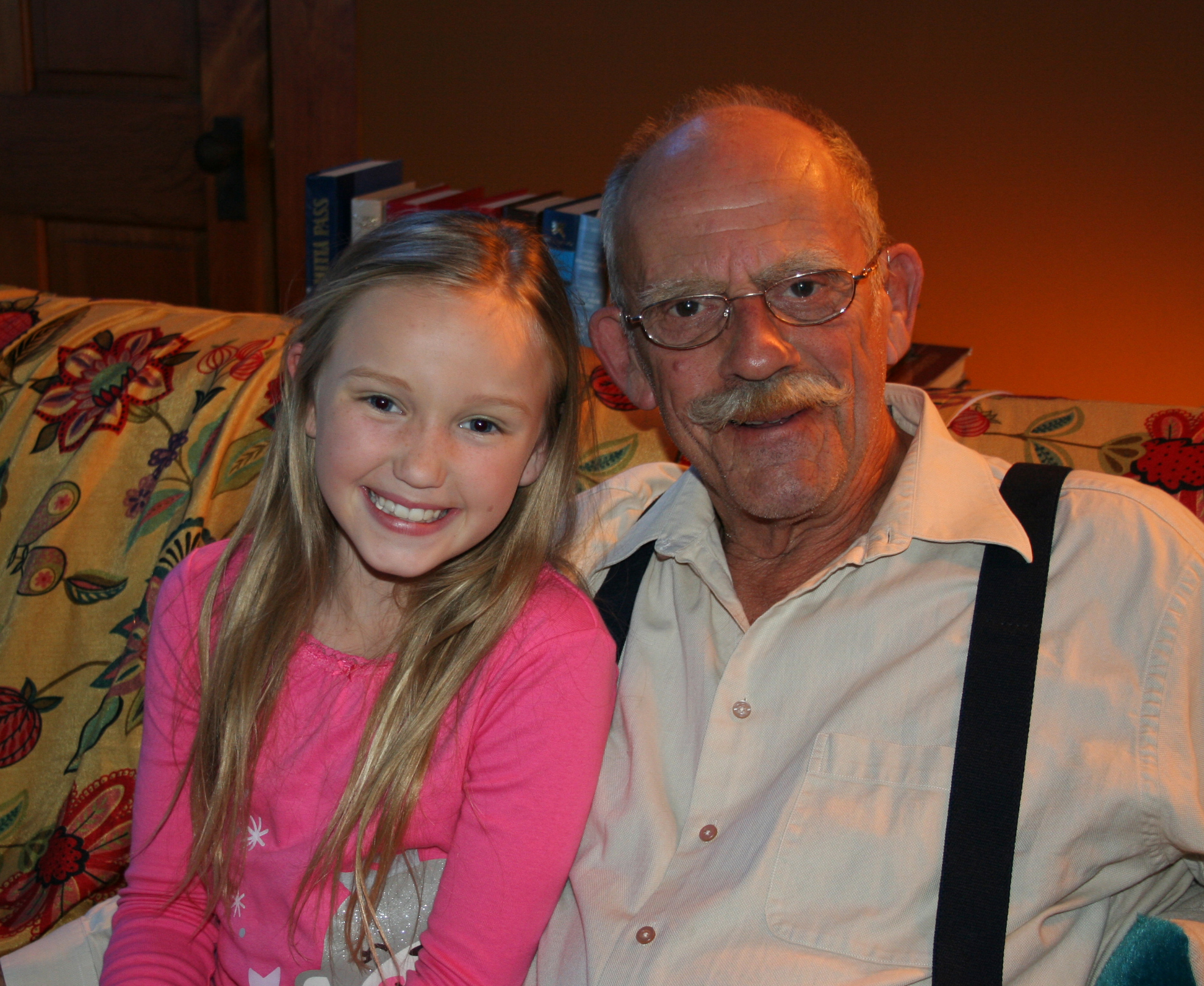 Avi Lake filming with Christopher Lloyd