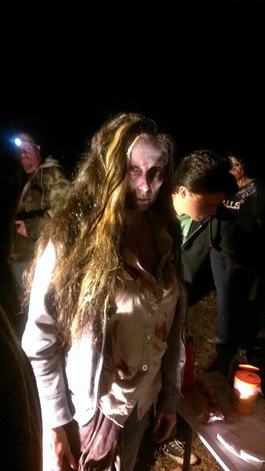 more makeup..... Witches Blood a Ryan Scott Weber Film .. me as a zombie