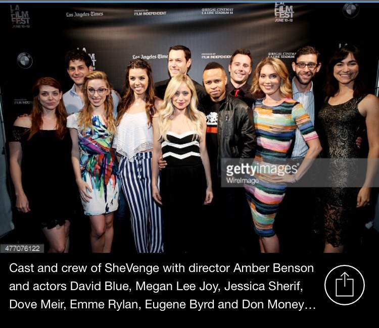 Cast and crew of Shevenge at LA Film Fest