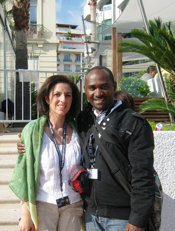 With my wife, Emanuela (International Cannes Film Festival (France)