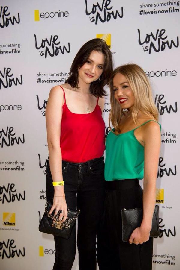 Kya Stewart, and Actor Madeleine Levins at the Love is Now film premiere at Fox Studios, Australia.