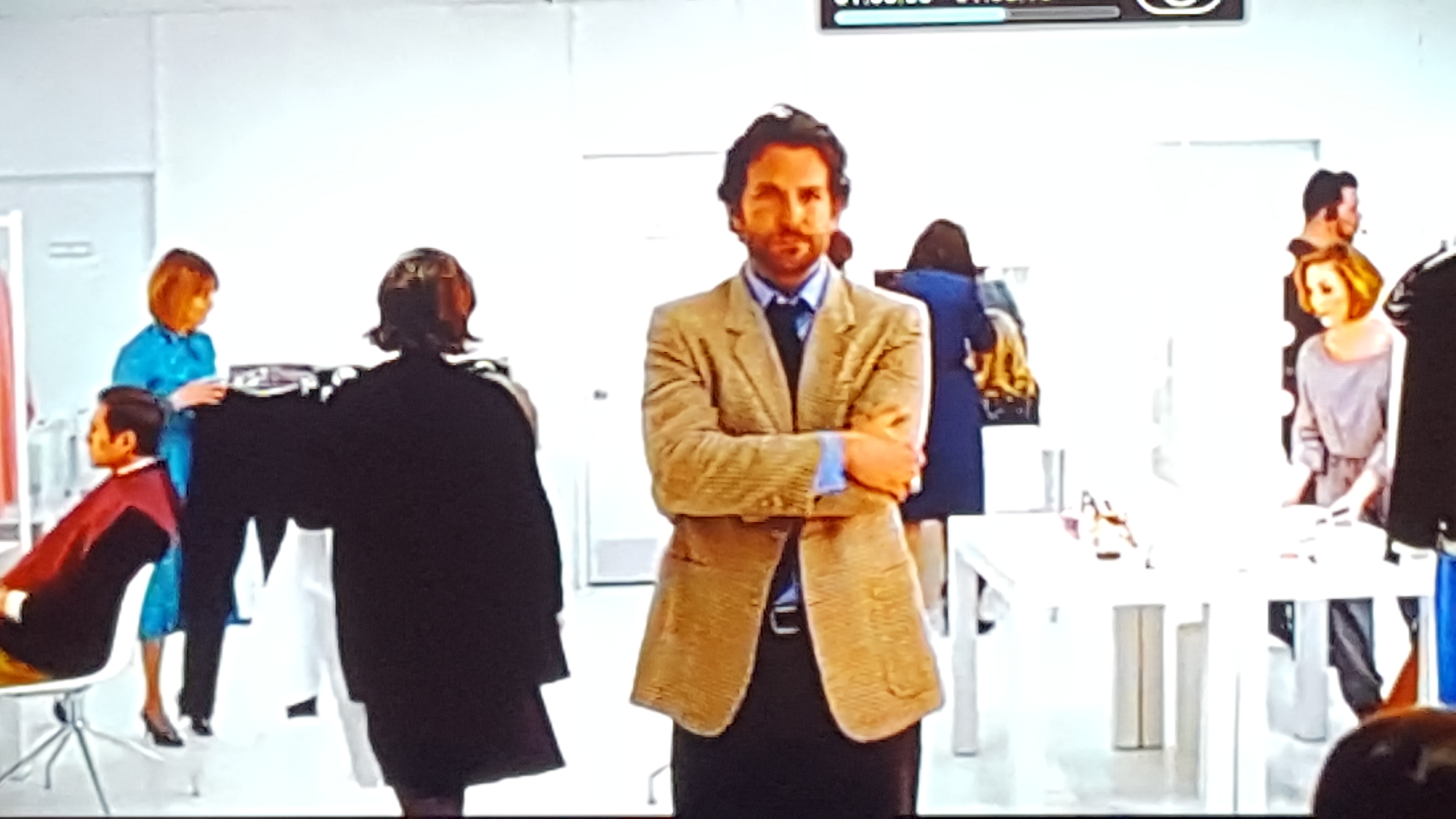 Still photo of Eddie Resendes and Bradley Cooper in Joy