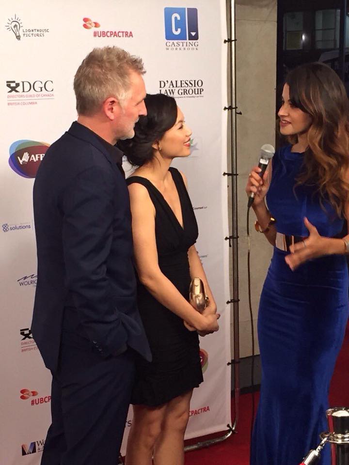 Jemmy Chen and Andrew Airlie from The Romeo Section at the UBCP/ACTRA Awards 2015 in Vancouver, British Columbia