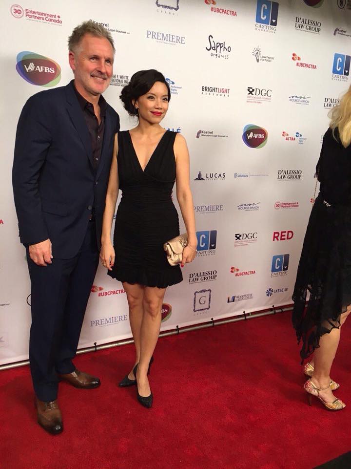Jemmy Chen and Andrew Airlie from The Romeo Section at the UBCP/ACTRA Awards 2015 in Vancouver, British Columbia