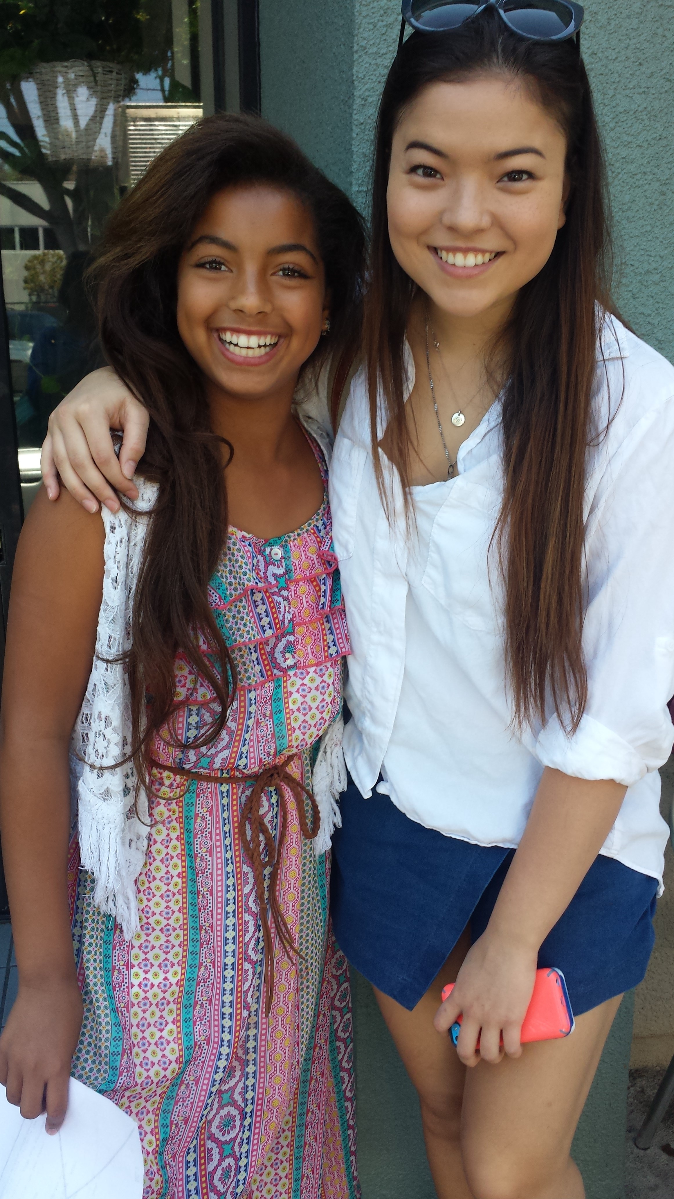 Ran into Piper Curda from the Disney Channel at an audition!
