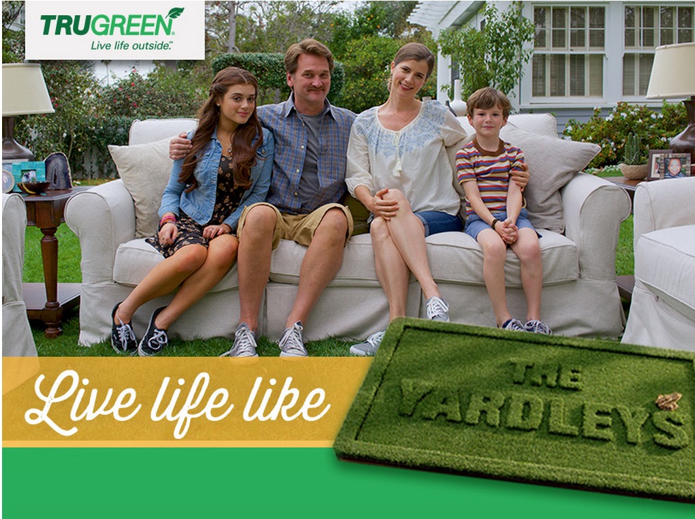 Benjamin Plessala as the youngest Yardley in the TruGreen National Ad Campaign. (January 2015)