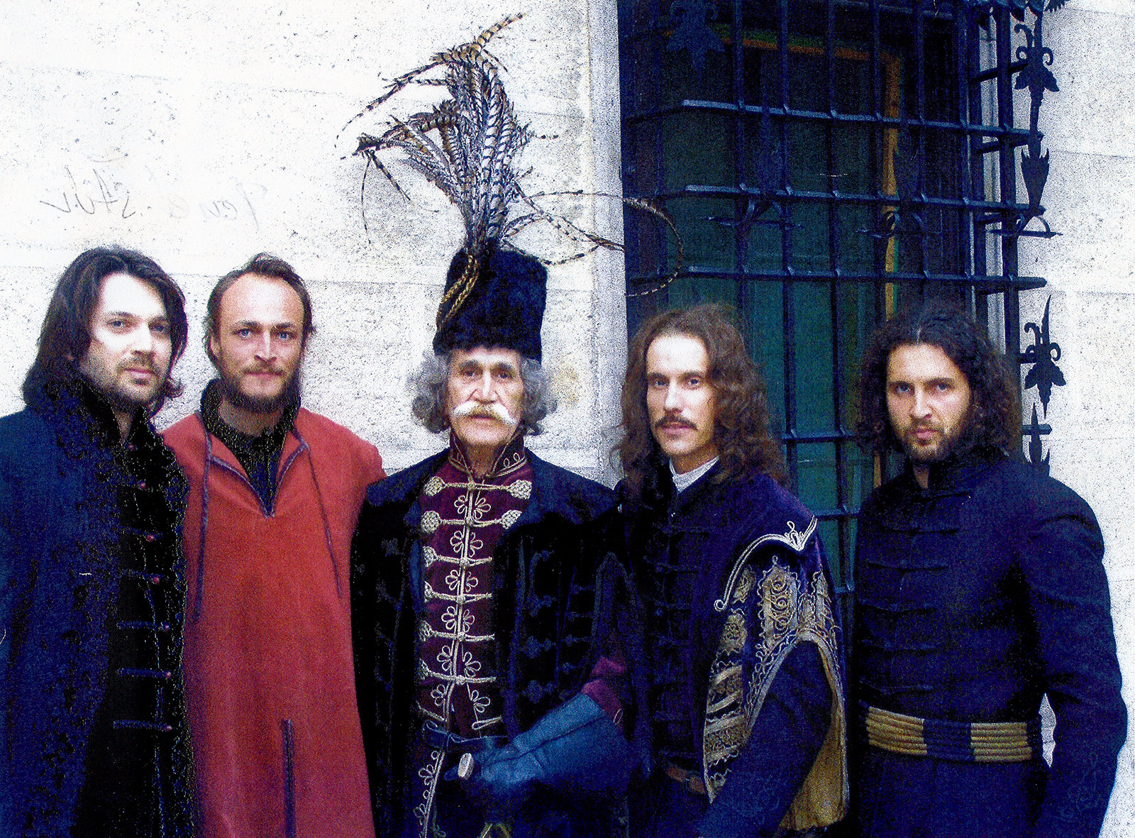 Still of Karel Dobrý, Marek Majeský, René Stúr and Pál Bocsárszky in Bathory (2008)