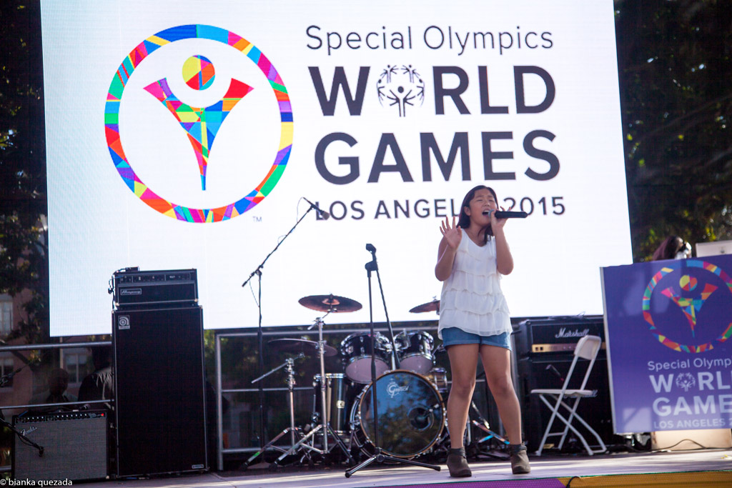 Performer for Special Olympics World Games Los Angeles 2015
