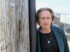 Michael Buscemi stands next to the post he converted into a B61 bus stop for his film B61, film in Red Hook Brooklyn. (DNAinfo/Serena Solomon) Read more: http://www.dnainfo.com/new-york/20120420/manhattan/filmmaker-captures-quirks-of-b61-bus-route-for-tribeca-film-festival#ixzz1wPPYZpIm