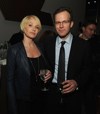 Ellen Barkin and Tom McCarthy at event of The Visitor (2007)