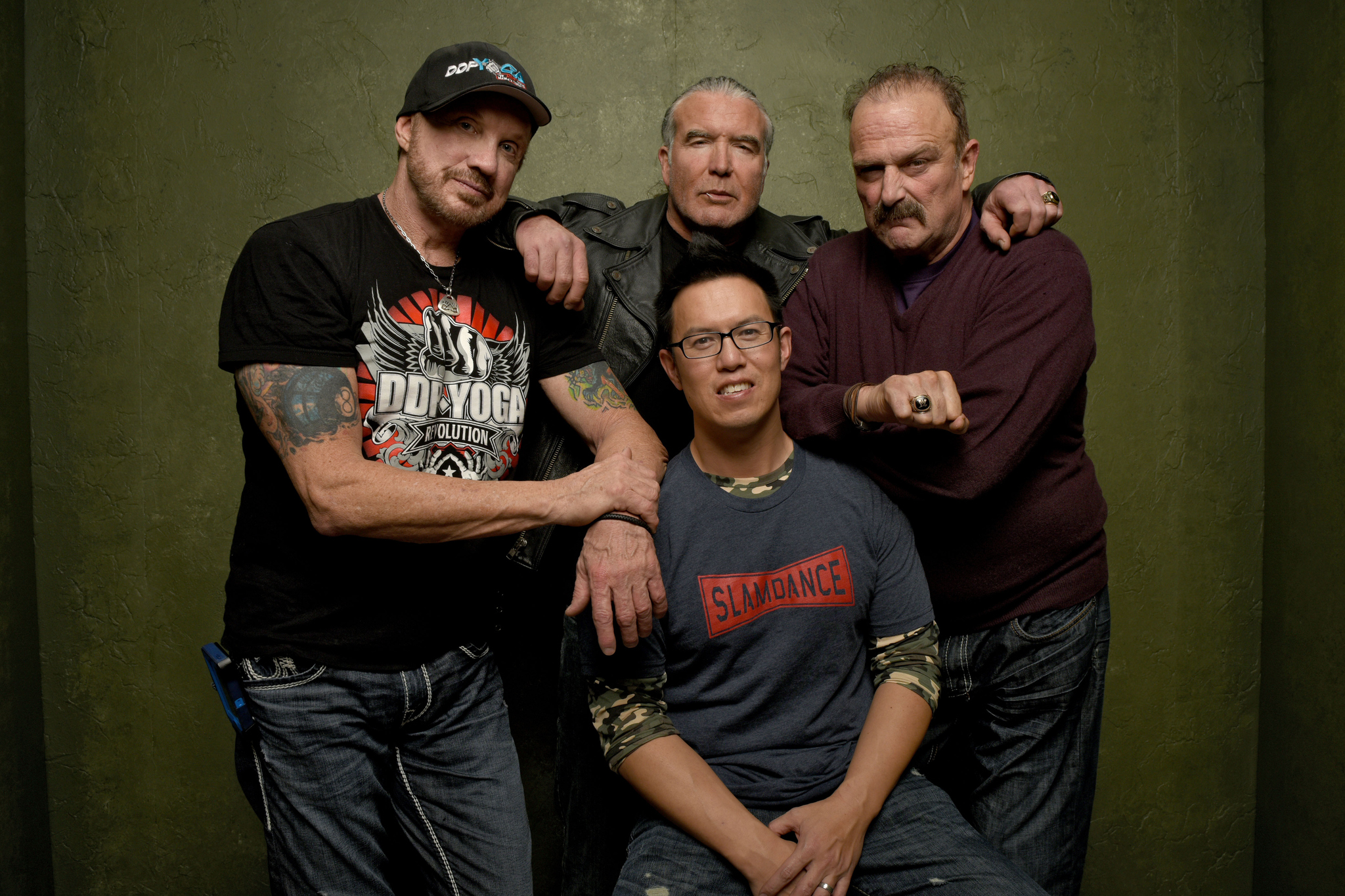 Dallas Page, Scott Hall, Jake Roberts and Steve Yu