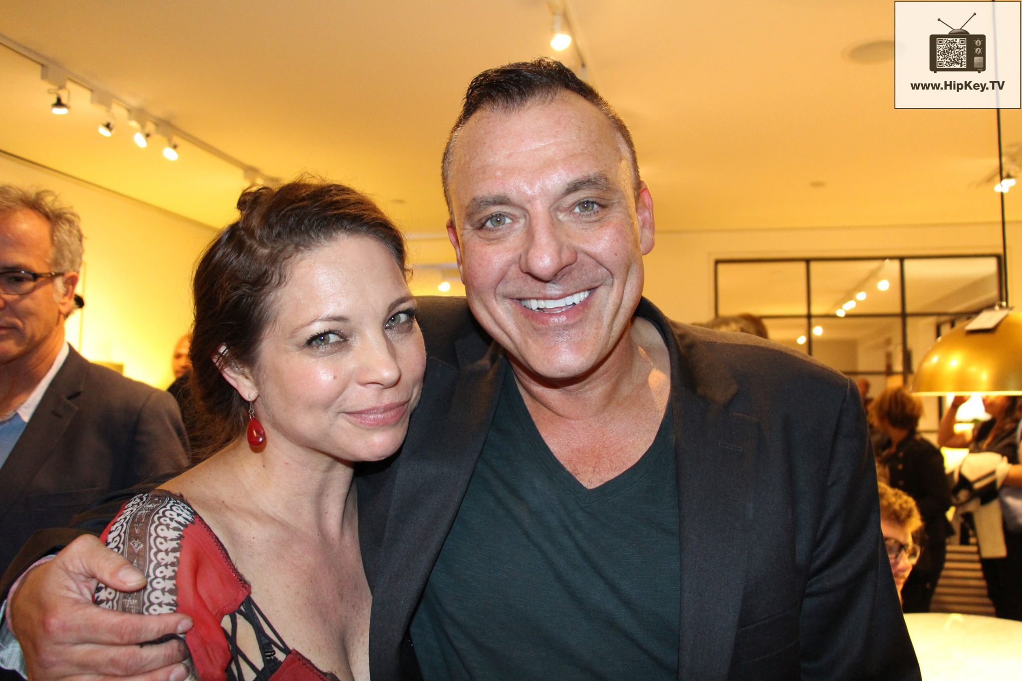 With Tom Sizemore at the Newport Beach Film Festival.