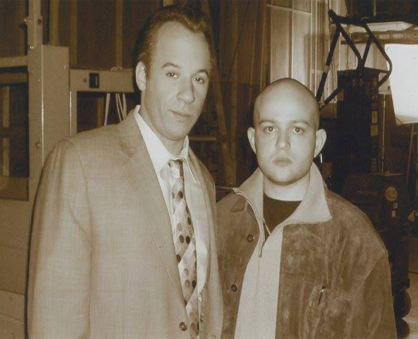 On the set of Find Me Guilty with Vin Diesel 2006