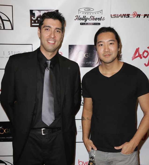 Producer Jin Kelley with White Wall Director James Boss