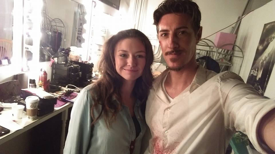 Eric Balfour and I in Burn