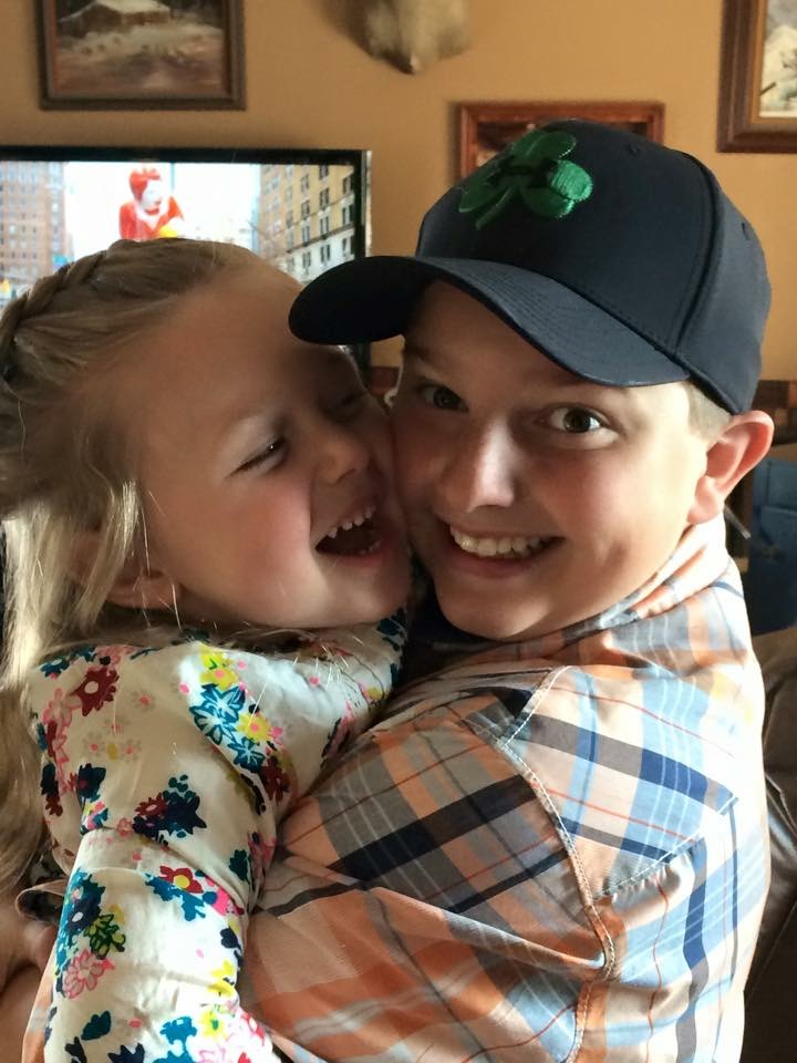 JD's little sister has autism. He his very protective and attends as many of her therapy sessions as he can with her to learn more about it and learn how to help her at home. She loves him very much