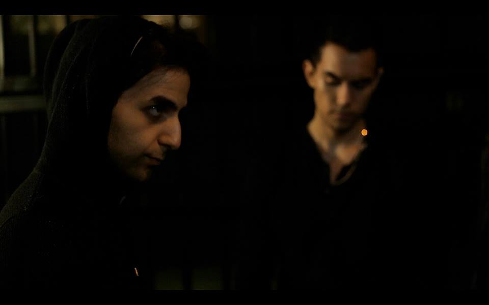 Still of Adam Manfredi and Stefano Casadei in Drake (2014)