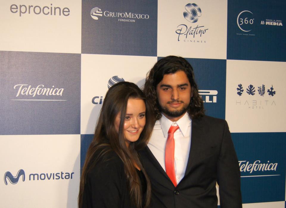 Maria Bosque and Alejandro Torres Menchaca at the premiere of 31 Días