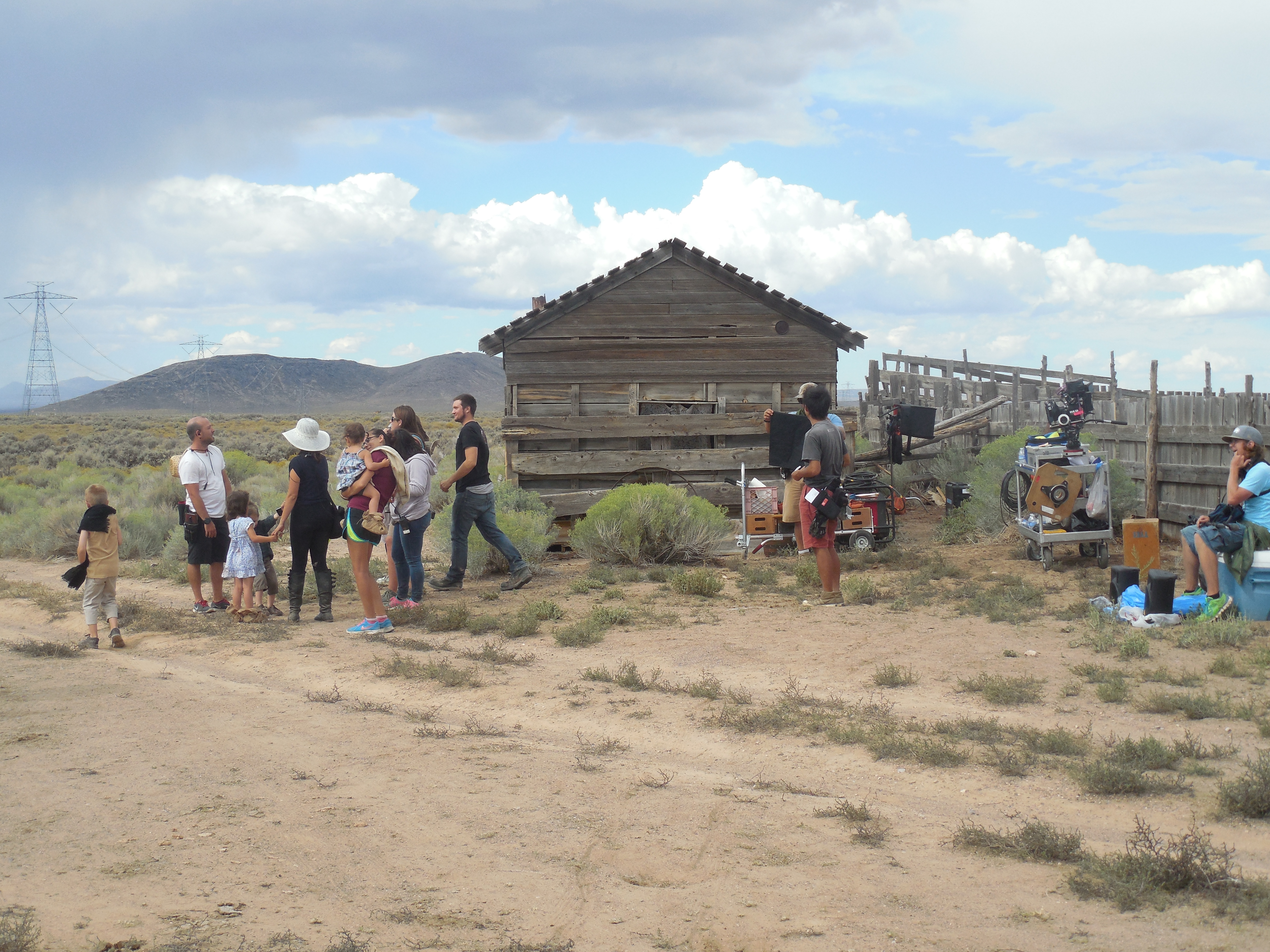 On the set of 'Where We Begin.'