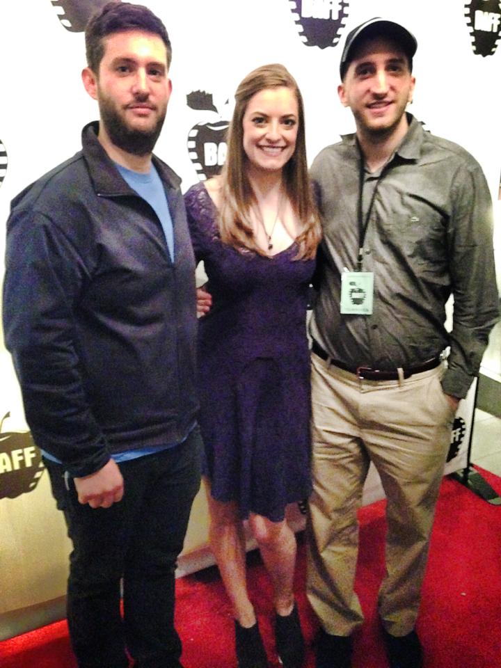 Josh Fisher, Rachel Marie Williams, and Aaron Fisher at The Big Apple Film Festival.