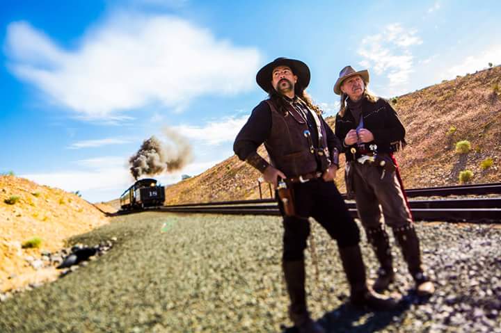 Virginia & Truckee Railroad Promo shoot, Carson City, NV (2015) Jack Waggon (Left); Billy Mayfield (Right)