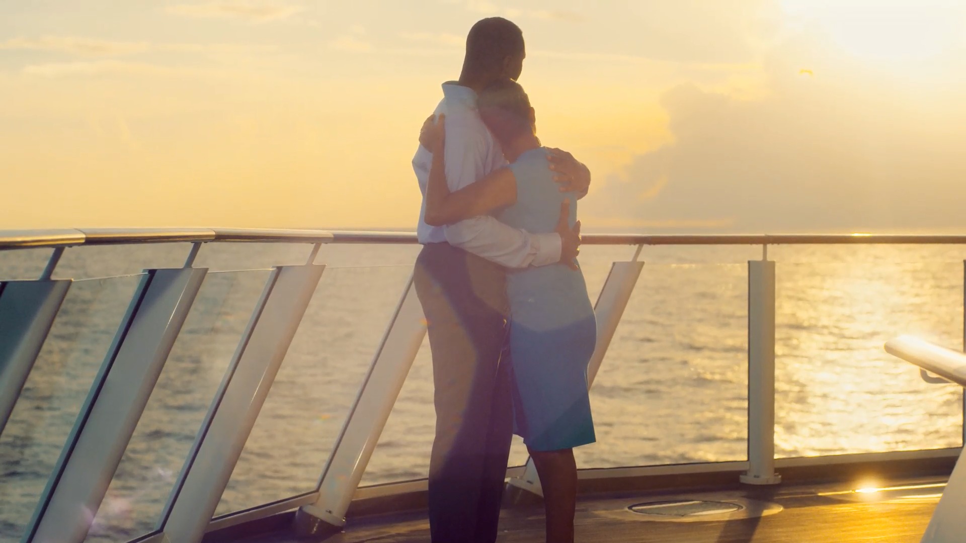 Still image of TV commercial for Norwegian Cruise Lines.