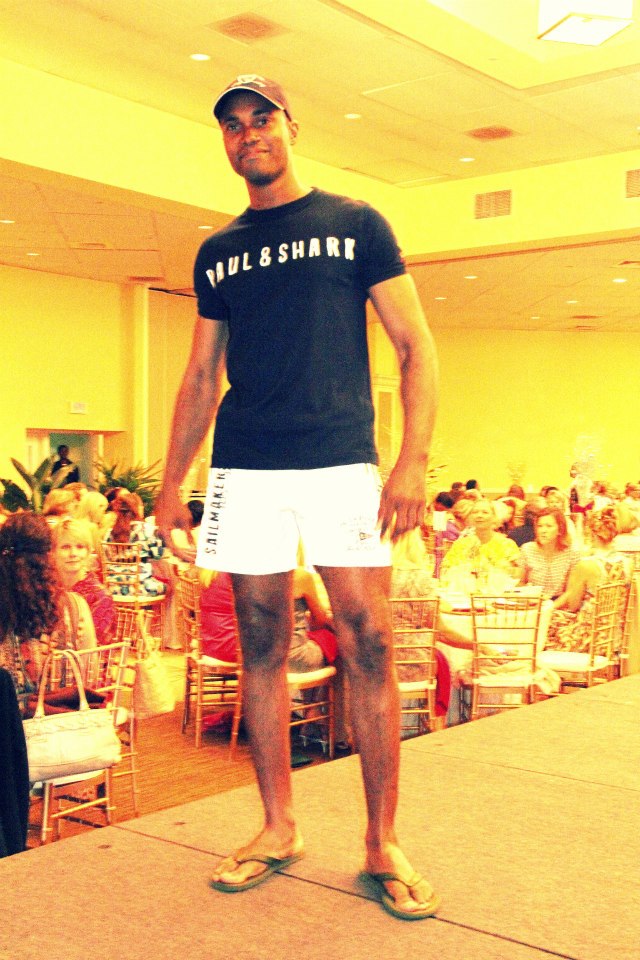 'Cole's of Nassau' and 'Morley For Men' Fashion Show, 2012 at Sheraton Hotel, Nassau, Bahamas. Proceeds from show donated to The Bahamas Humane Society.