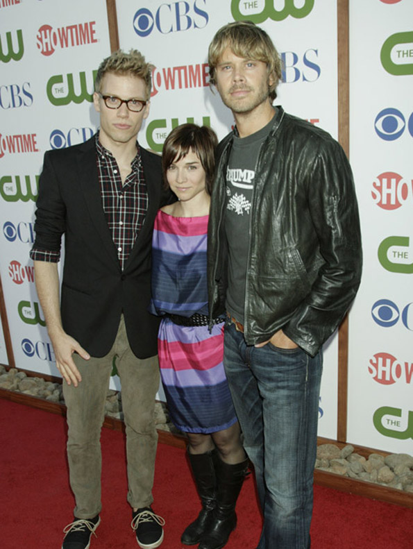 Barrett Foa, Renée Felice Smith, Eric Christian Olsen at CBS TCA Event August 3rd, 2011 in Beverly Hills, CA.