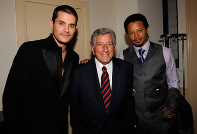 Tony Bennett, Terrence Howard and John Mayer