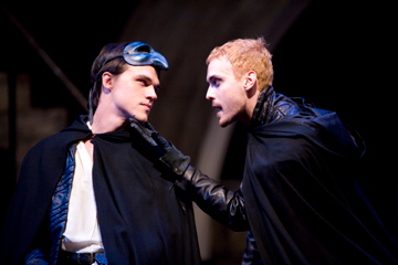 As Mercutio in Romeo and Juliet with Finn Wittrock at The Shakespeare Theatre Company in Washington, DC.
