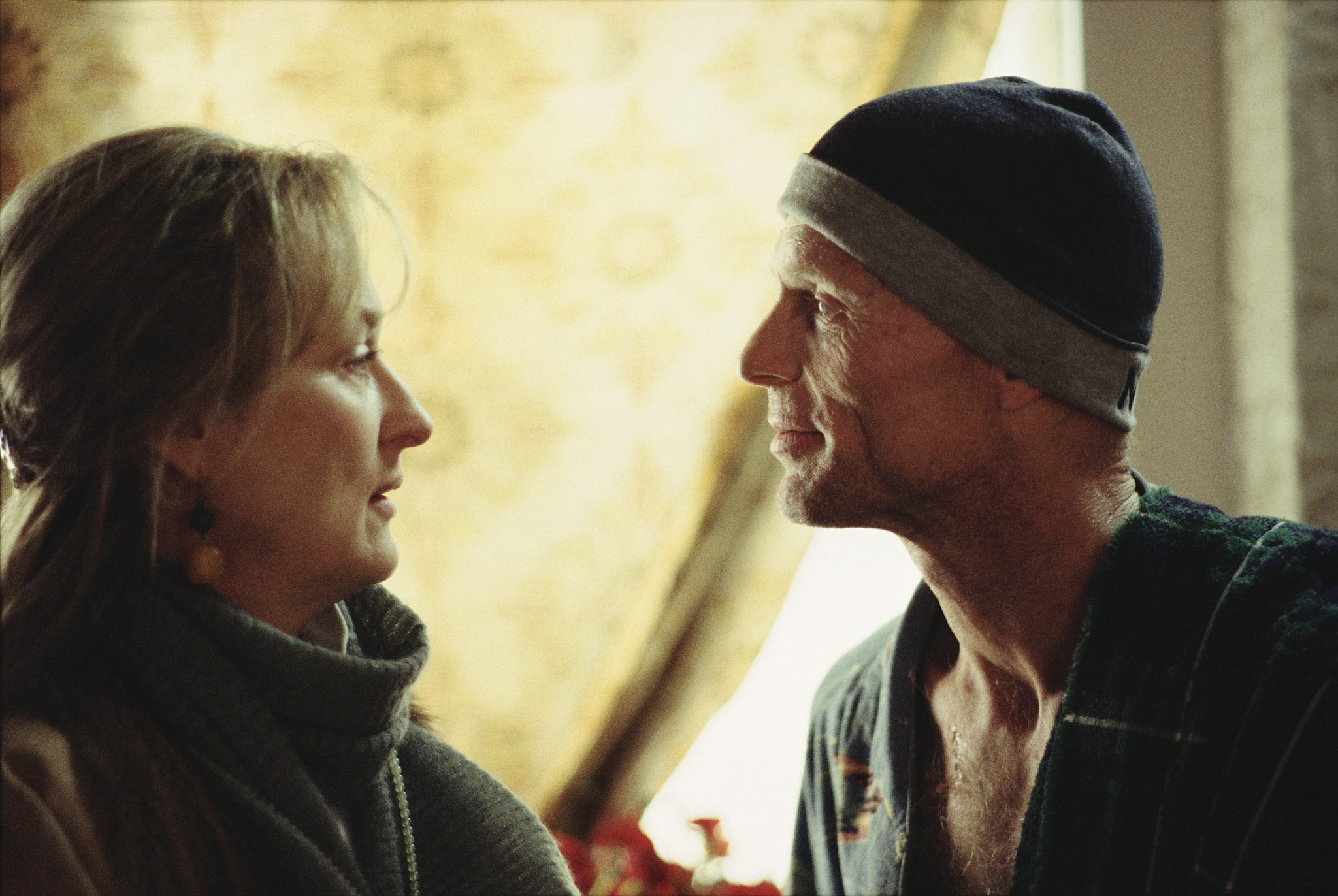 Still of Ed Harris and Meryl Streep in Valandos (2002)