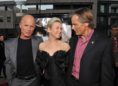 Renée Zellweger, Ed Harris and Viggo Mortensen at event of Appaloosa (2008)