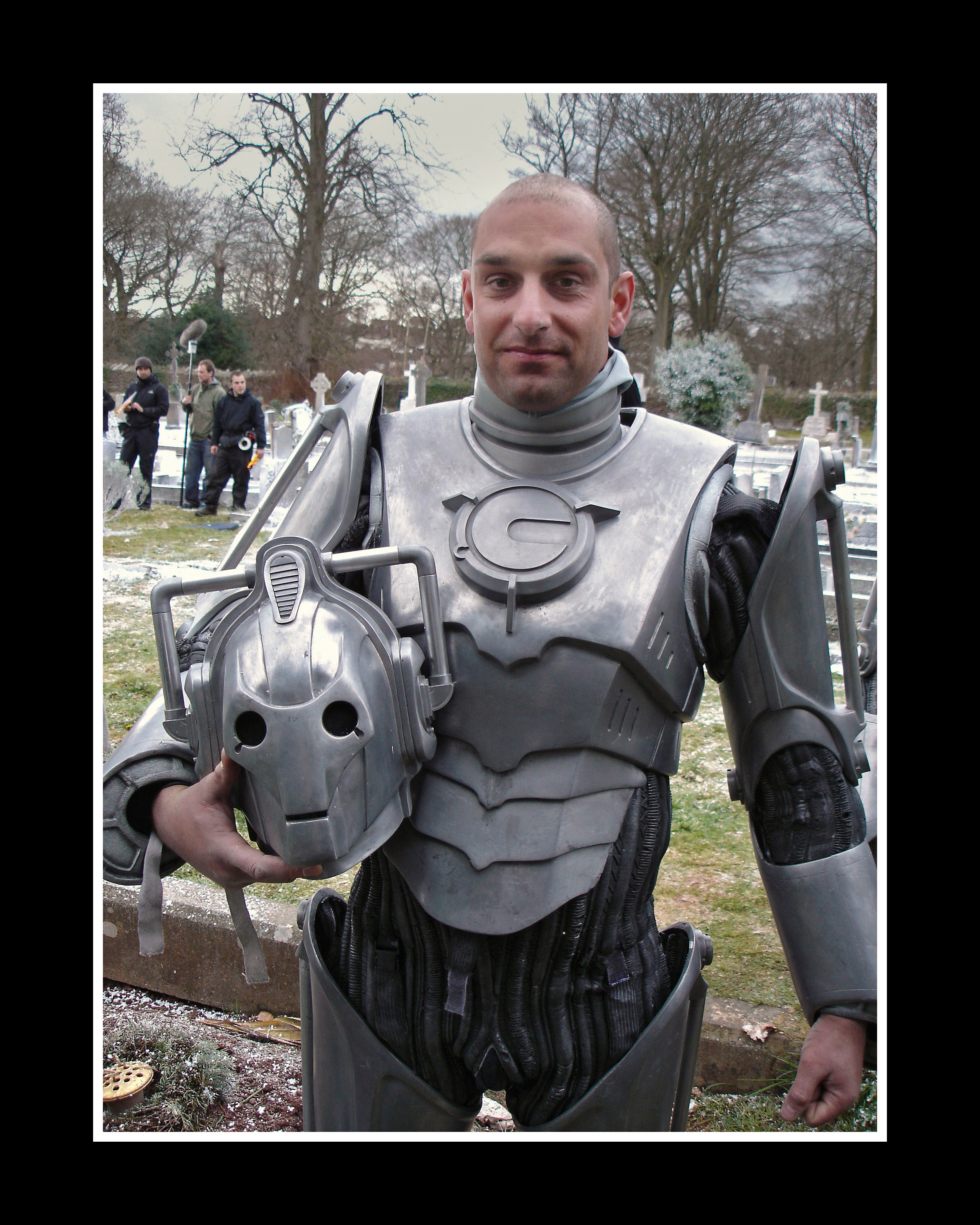 Jon as a Cyberman in 