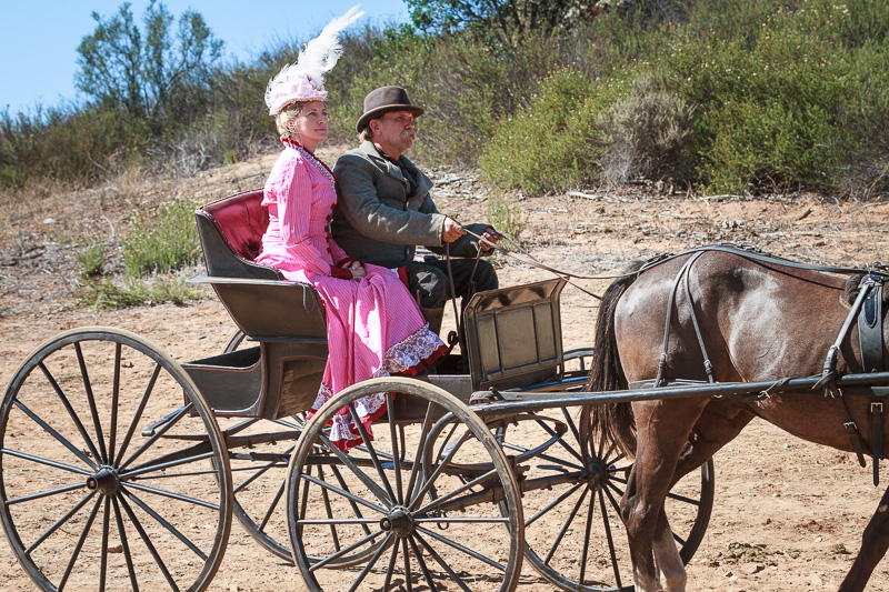 On the set of Dance of Life, with Larry Poole