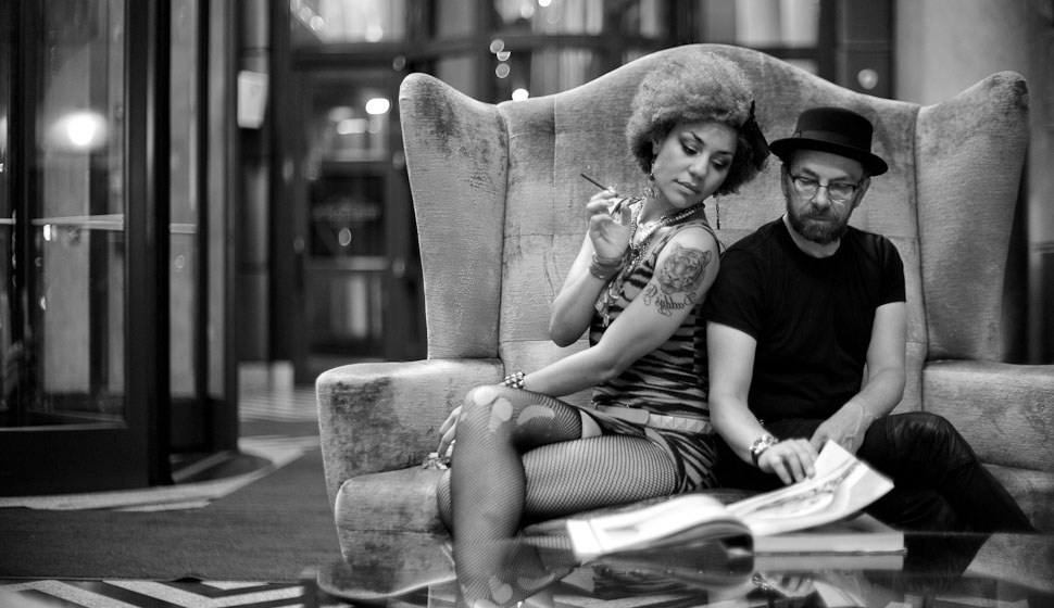 Thorsten von Overgaard and Princess Joy villa at Hotel Gansvoort, New York, 2012