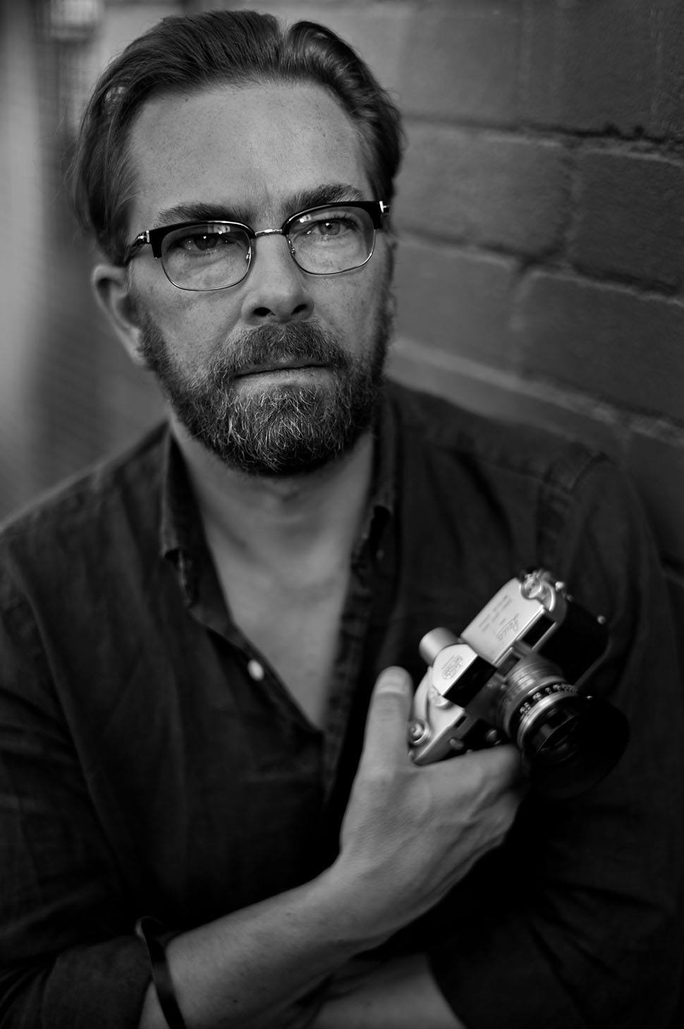 Thorsten von Overgaard in Sydney with the Leica M3 DS of Arnold Newman, January 2014