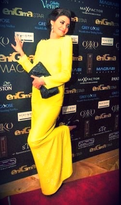 at the Enigma star launch red carpet 2012