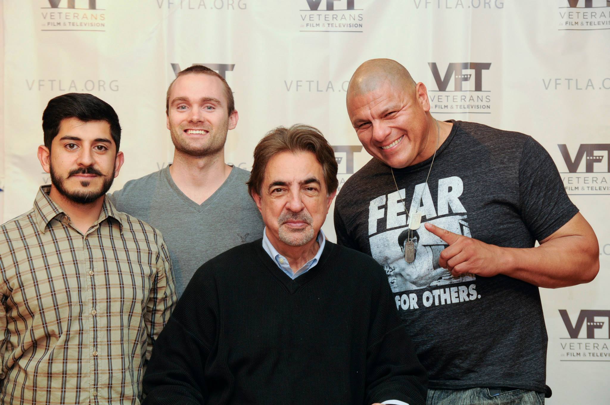 VFT Event at the American Legion Post 43 in Hollywood. -With actor Joe Mantegna
